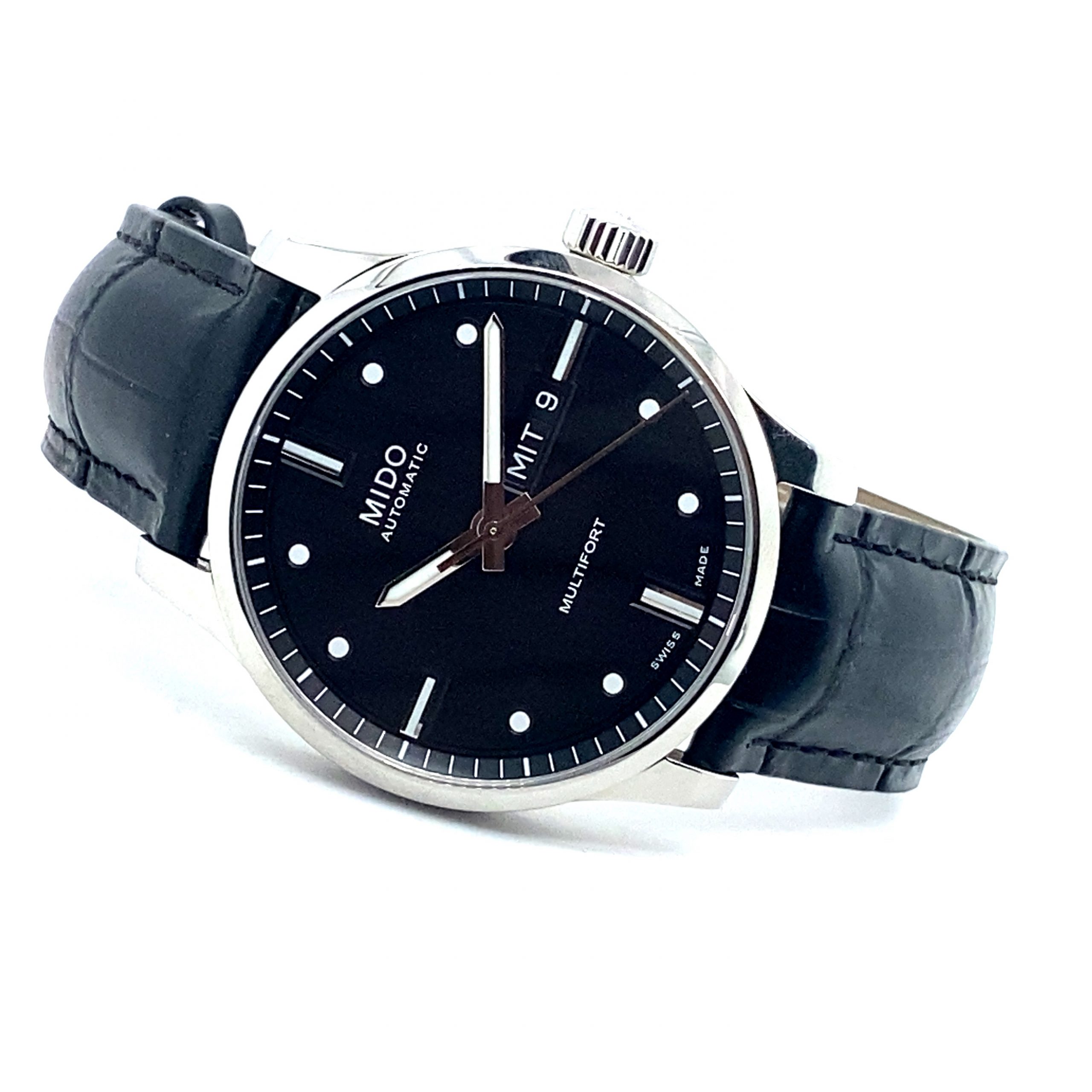 Mido Multifort Gent Schwarz – Bild 2