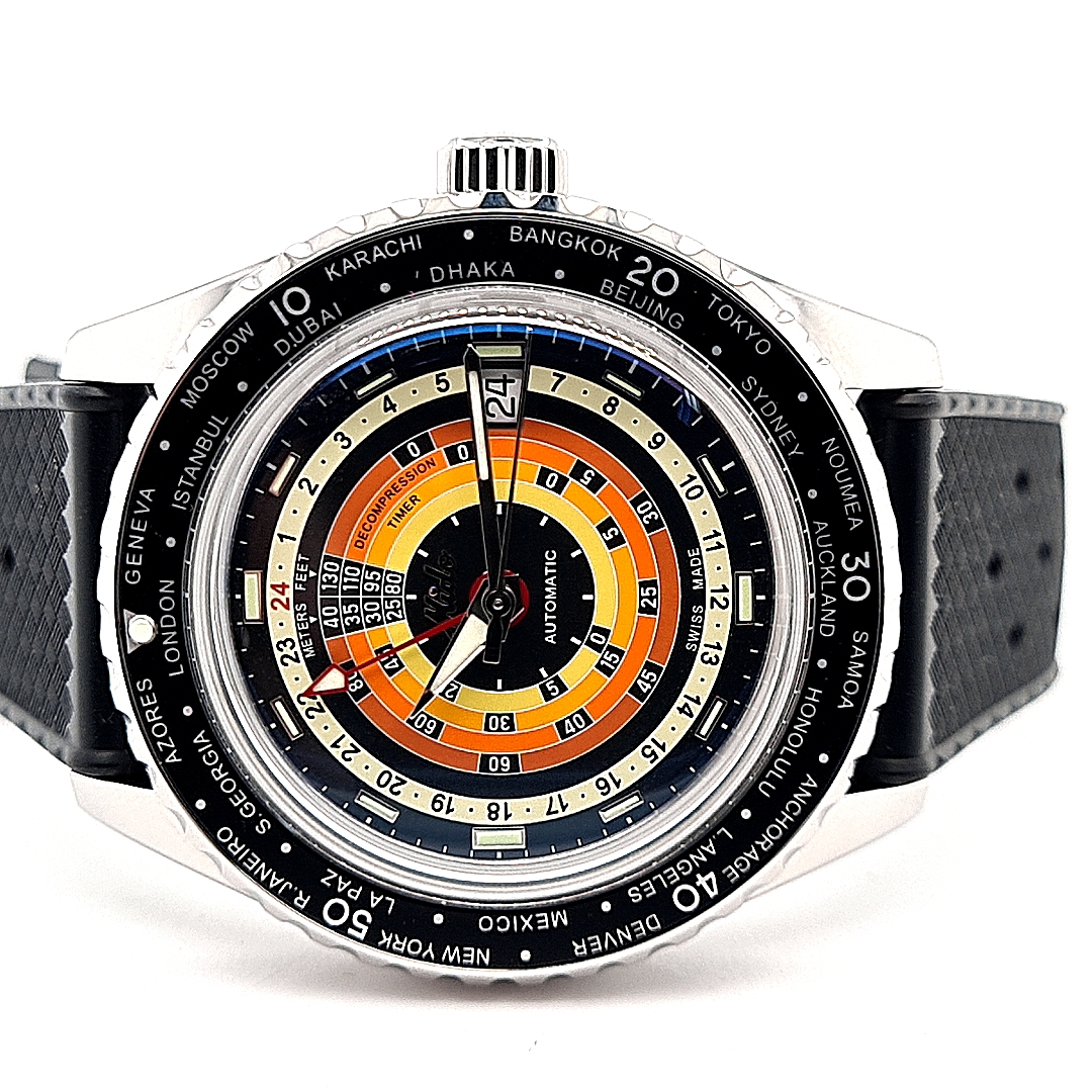 Mido Ocean Star Decompression Rot – Bild 10