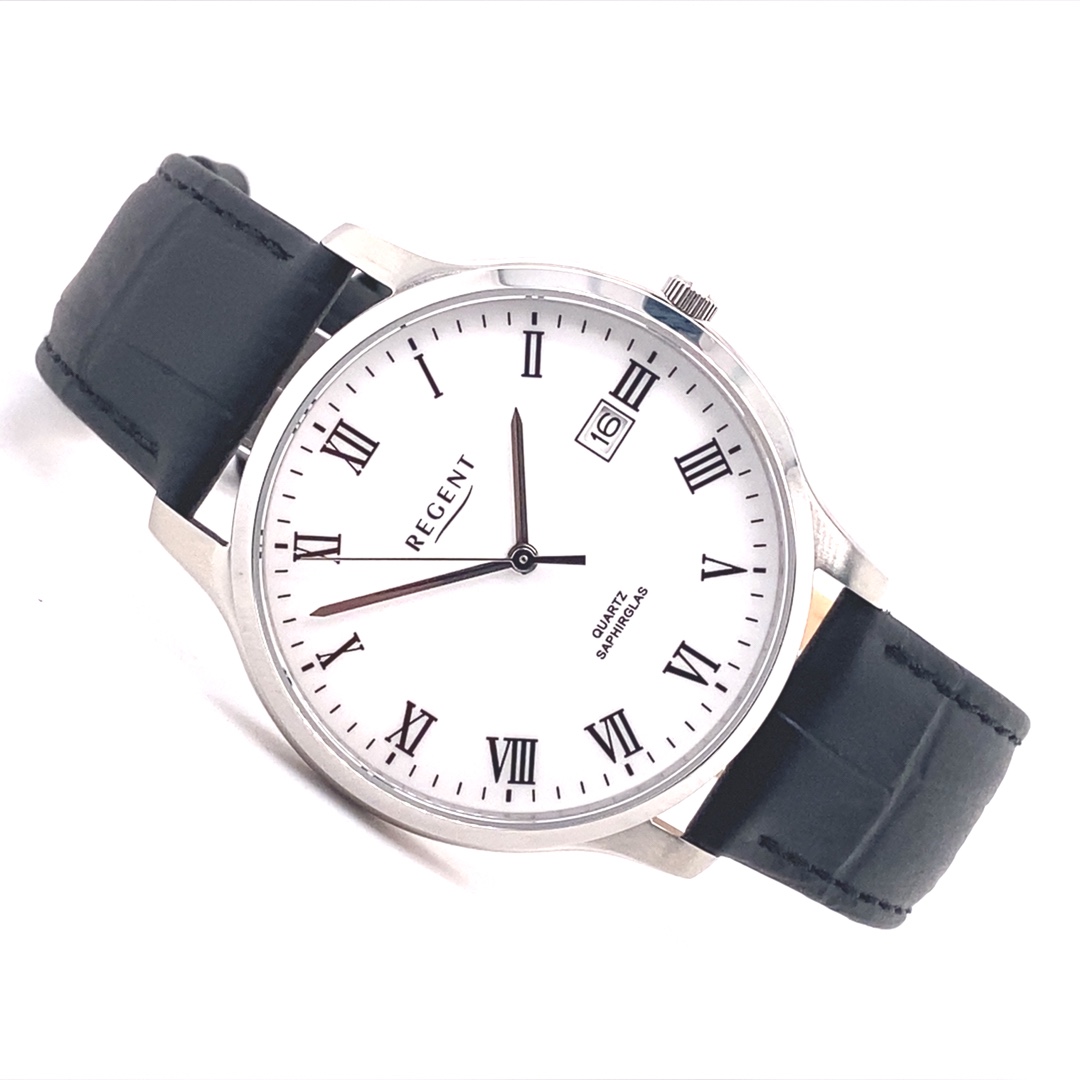 Regent Herrenuhr Stahl Saphirglas