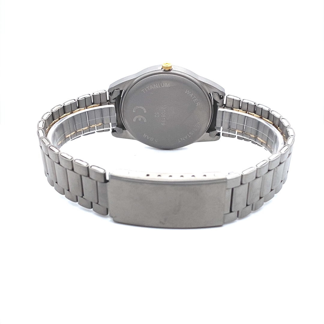 Regent Herrenuhr Titan / IP gold bicolor – Bild 6