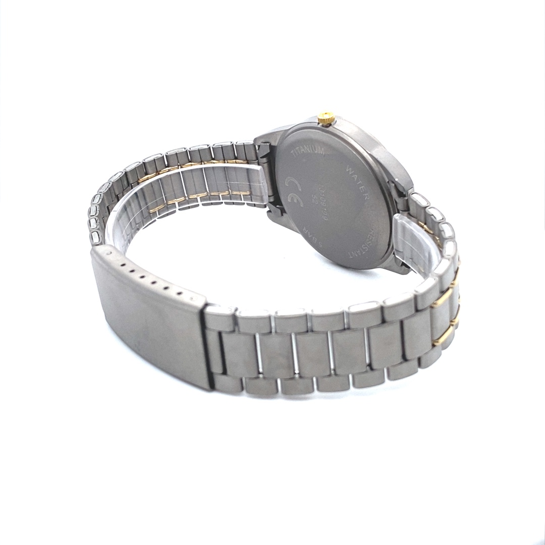 Regent Herrenuhr Titan / IP gold bicolor – Bild 7