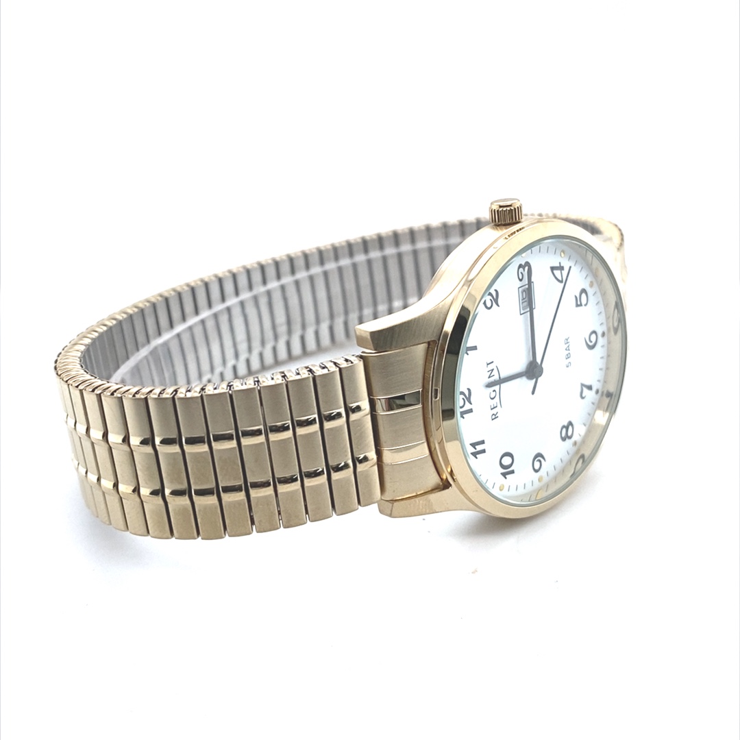 Regent Herrenuhr Stahl IP Gold – Bild 9